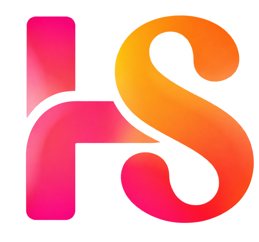 Hirasoft initials logo