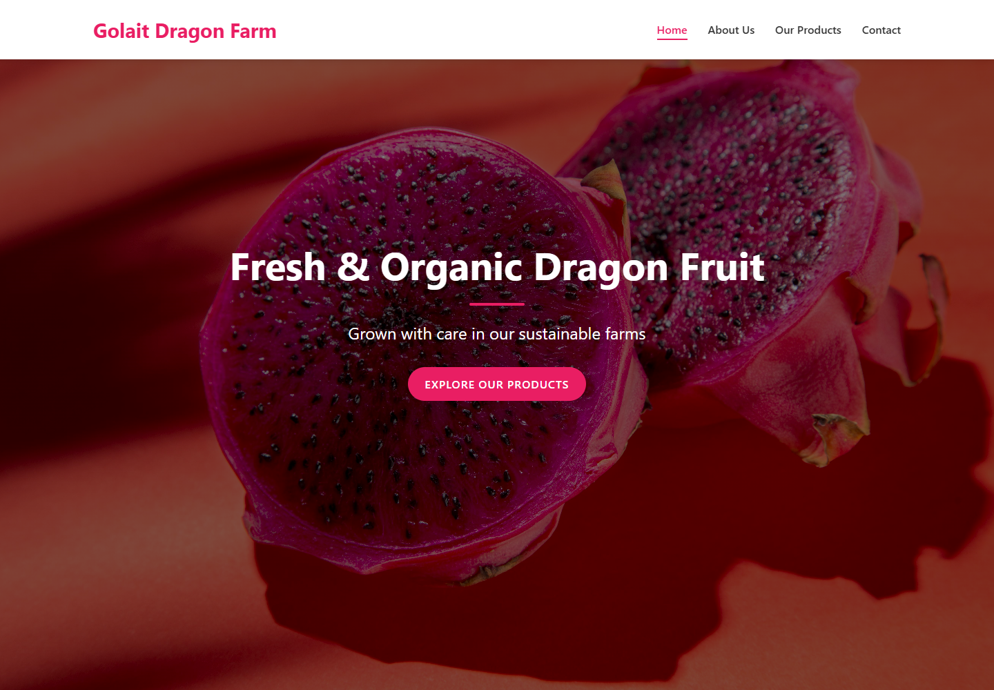 Golait Dragon Farm homepage screenshot